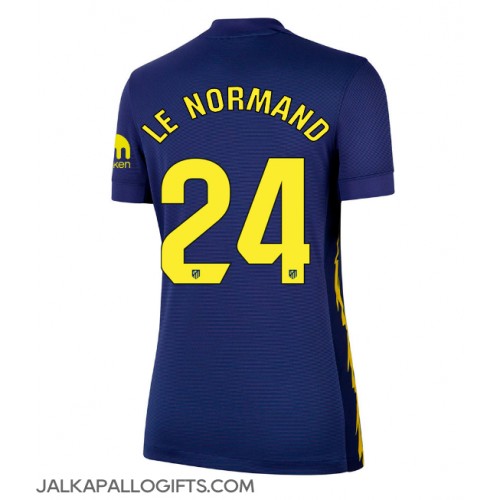 Atletico Madrid Robin Le Normand #24 Vieraspaita Naiset 2025-26 Lyhythihainen